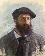 Claude Monet Self-Portrait with a Beret oil on canvas